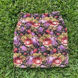 OU Silence + Noise floral skirt